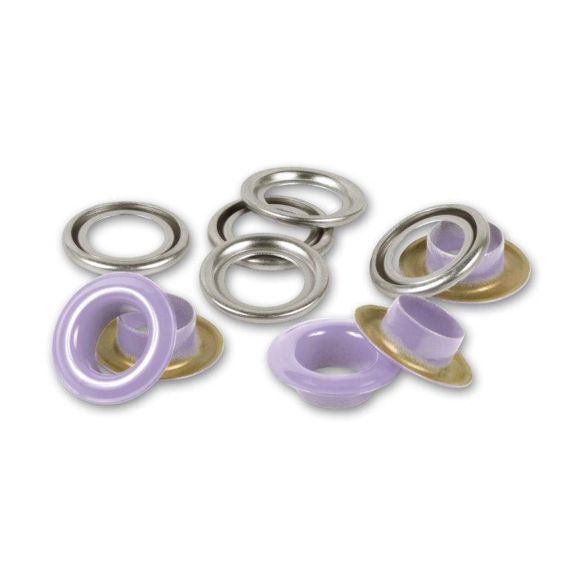 PRYM Oeillets - Ø 8 mm - lot de 32 (lilas) 542528