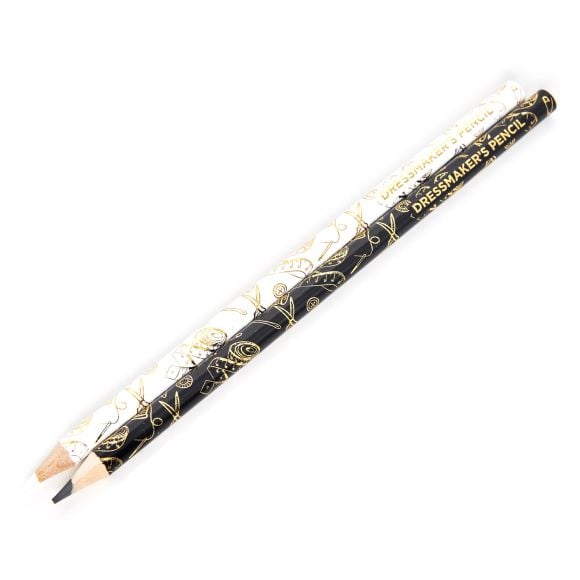 Markierstift - auswaschbar (weiss/graphit) von Hemline Gold