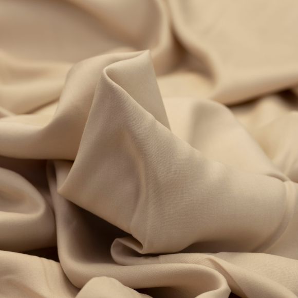 Voile Viskose "uni" (hellbeige)