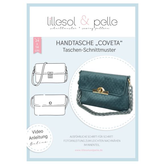 Schnittmuster - Handtasche "Coveta" von lillesol & pelle