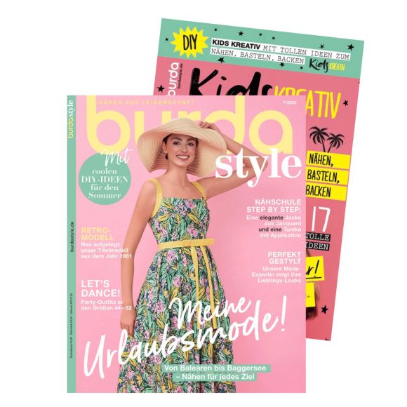 burda style Magazin - 07/2022 Ausgabe Juli (en allemand)