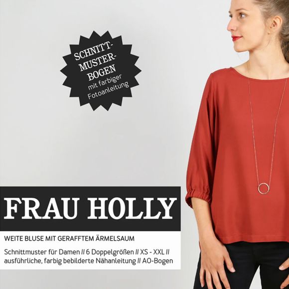 Schnittmuster - Damen Bluse "Frau Holly" (Gr. XS-XXL) von STUDIO SCHNITTREIF