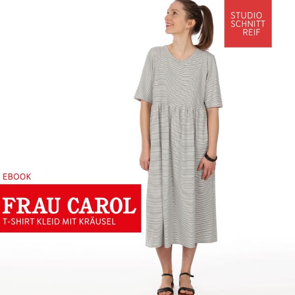 Ebook - Damen Shirtkleid "Frau Carol" (Gr. XS-XXL) von STUDIO SCHNITTREIF (deutsch)