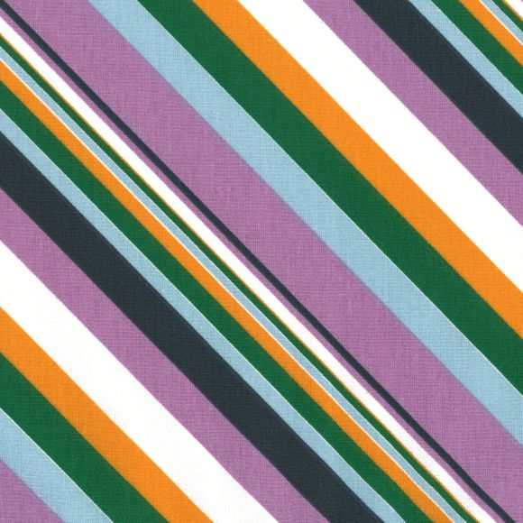 AU Maison - Coton "Multi Stripe-Purple" (lilas-multicolore)
