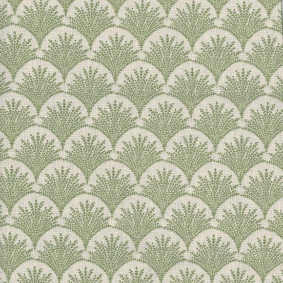 AU Maison Wachstuch "Flourish-Sage" (offwhite-salbei)