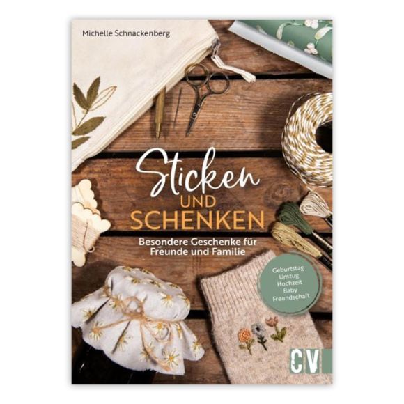 Livre - "Sticken und Schenken" de Michelle Schnackenberg (en allemand)