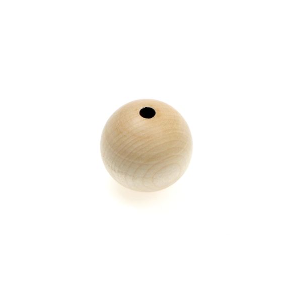 Boule en bois d'érable  Ø 35 mm (nature)