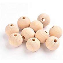 Boule en bois de hêtre Ø 10 mm - set à 10 pces (nature)