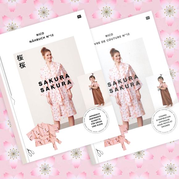 Livre - "Sakura, Sakura" - le livre de couture de RICO DESIGN (français/allemand)