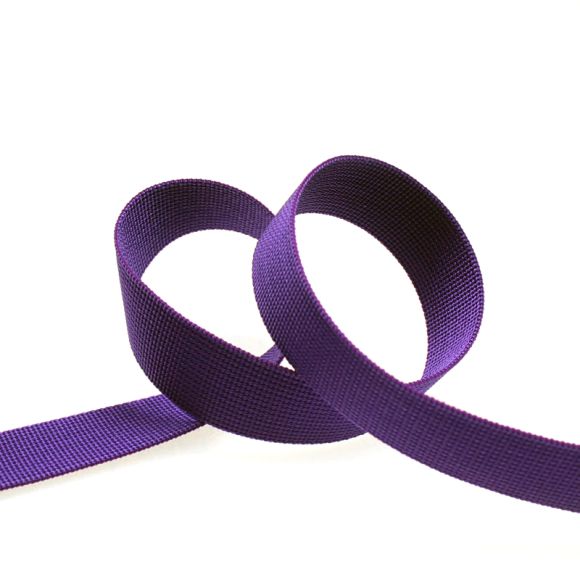Sangle synthétique "Uni" 50 mm - au mètre (violet)