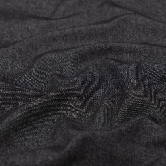 Jeansstoff Stretch "Light Denim" (schwarz)