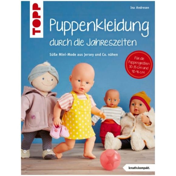 Livre - "Puppenkleidung durch die Jahreszeiten" de Ina Andresen (en allemand)