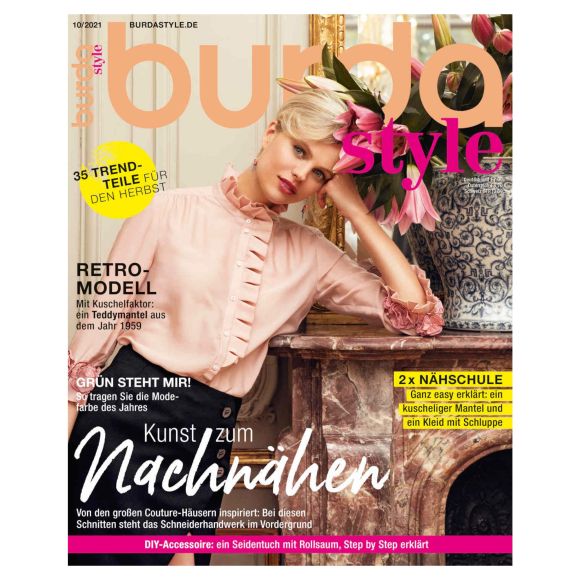 burda style Magazin - 10/2021 Ausgabe Oktober (en allemand)