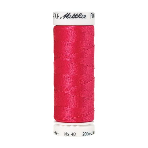 Mettler Fil à broder et à quilter brillant "Poly Sheen" - bobine de 200 m (1950/tropical pink)