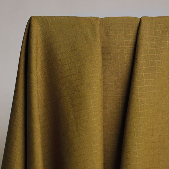 Viscose/lin "Little Tile - dreamy twilight" (olive clair) de ATELIER BRUNETTE