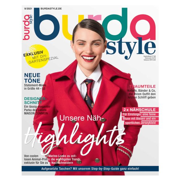 burda style Magazin - 09/2021 Ausgabe September (en allemand)