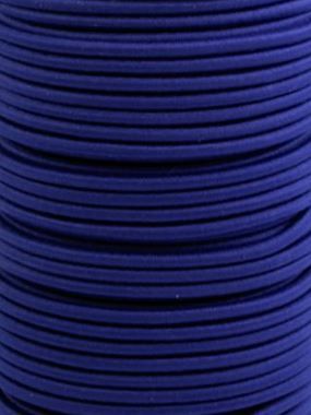 Cordon caoutchouté ''Élastique'' - Ø 3 mm (bleu roi)