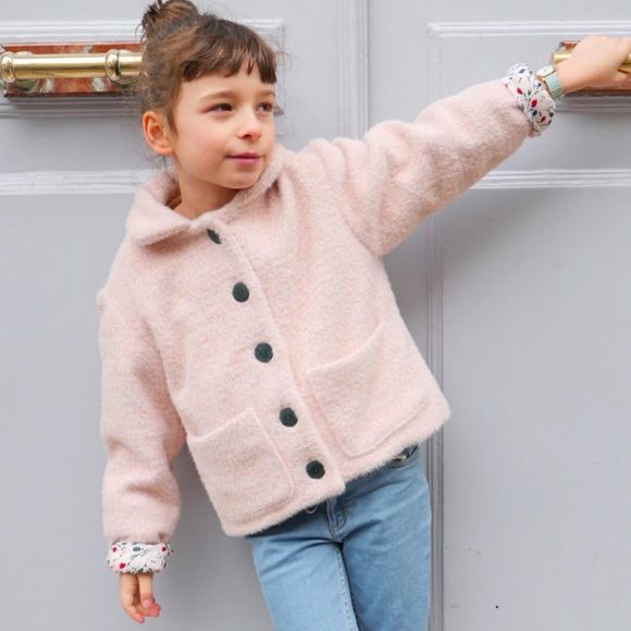 Patron - pour enfants cardigan/manteau "SAM" 3 - 12 ans de ikatee (en français/anglais)