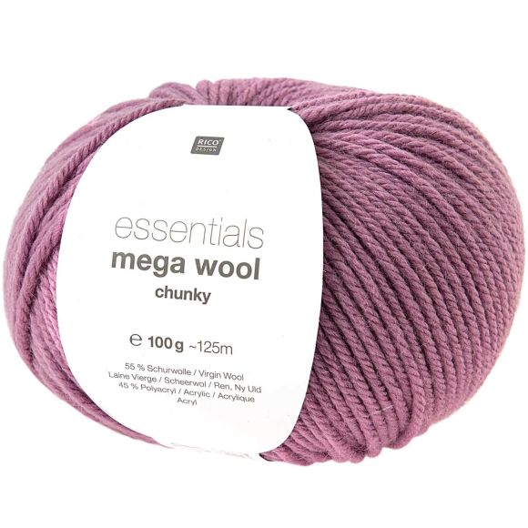 Laine - Rico Essentials Mega Wool chunky (lilas clair)