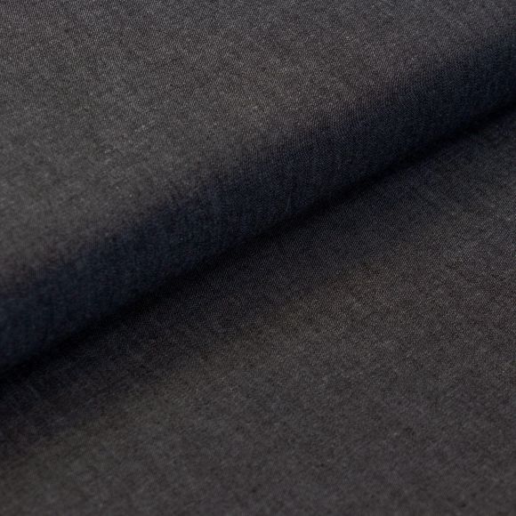 Jeans Chambray Baumwolle "Denim light" (schwarz)