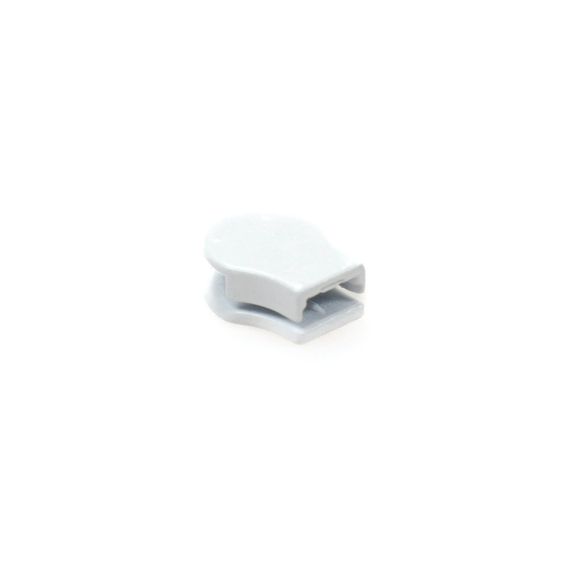 Zip/curseur en métal pour linge de lit - pour fermeture à glissière "Basic" fine (501 blanc) de YKK