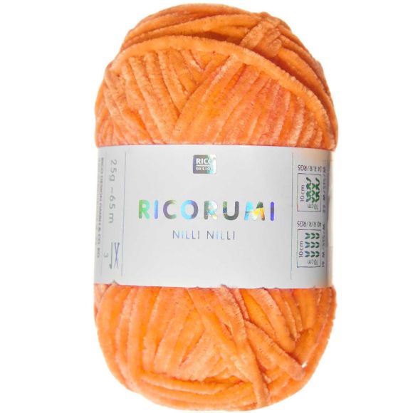 Laine pour amigurumi - Rico Creative Ricorumi Nilli Nilli (orange fluo)