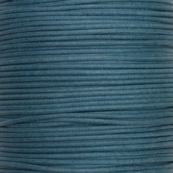 Baumwollkordel - gewachst Ø 1.5 mm, Stück à 1 m (taubenblau)