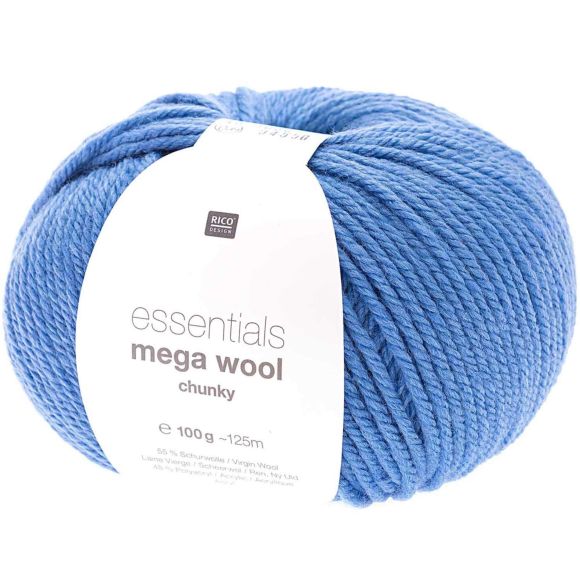 Wolle - Rico Essentials Mega Wool chunky (azur)
