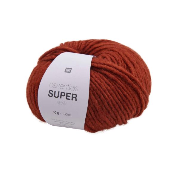 Wolle - Rico Essentials Super Aran (rost)