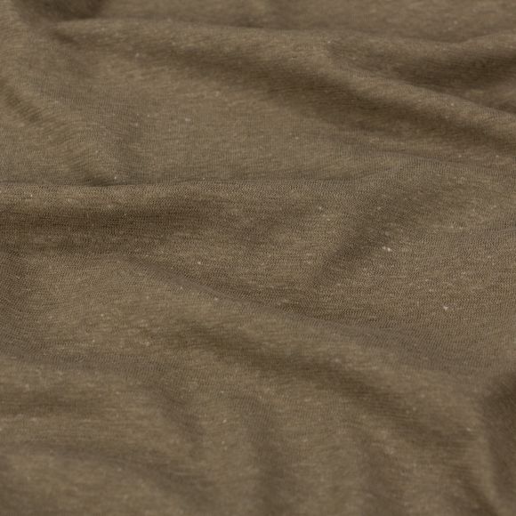 Feinstrick Leinen/Baumwolle "Garoza" (oliv)