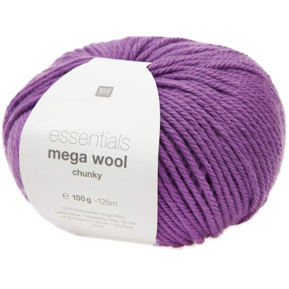 Wolle - Rico Essentials Mega Wool chunky (lila)