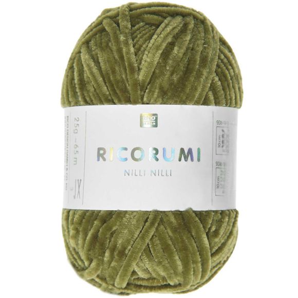 Laine pour amigurumi - Rico Creative Ricorumi Nilli Nilli (olive)