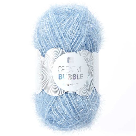 Wolle - Rico Creative Bubble (taubenblau)