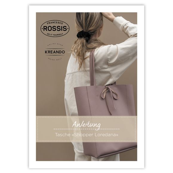 Patron et instructions - Couture - Sac cabas "LOREDANA" de ROSSIS et KREANDO