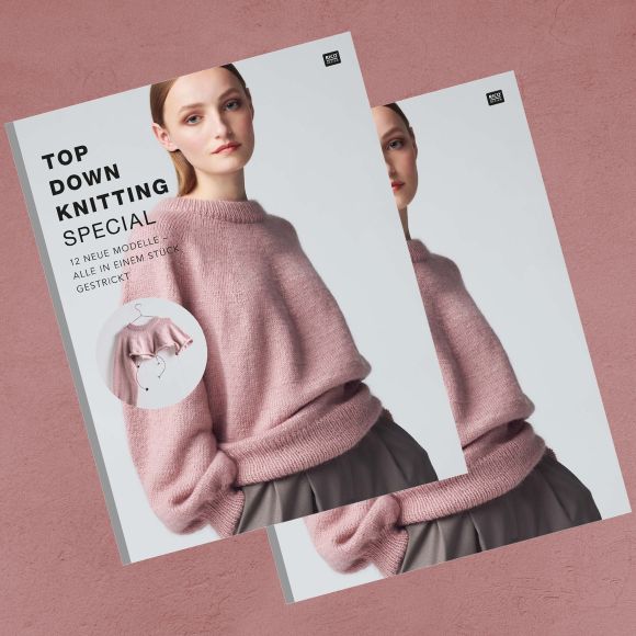 Magazine "Top Down Knitting" de RICO DESIGN