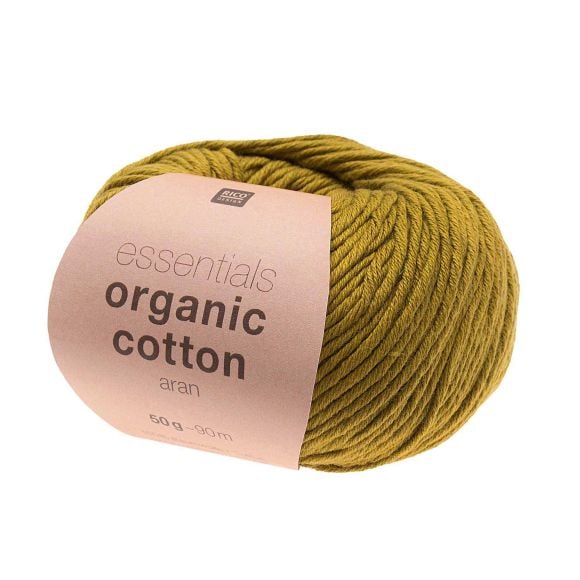 Bio-Wolle - Rico Essentials Organic Cotton aran (oliv)