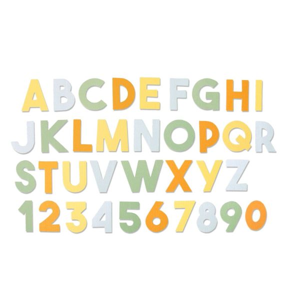 Stanzschablone BigZ "XL Alphabet Chunky" (Sizzix 664385)