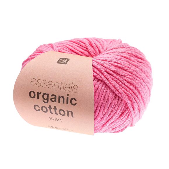 Bio-Wolle - Rico Essentials Organic Cotton aran (pink)