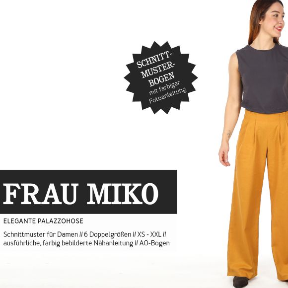 Patron - Pantalon palazzo pour femmes "Frau Miko" (XS-XXL) de STUDIO SCHNITTREIF