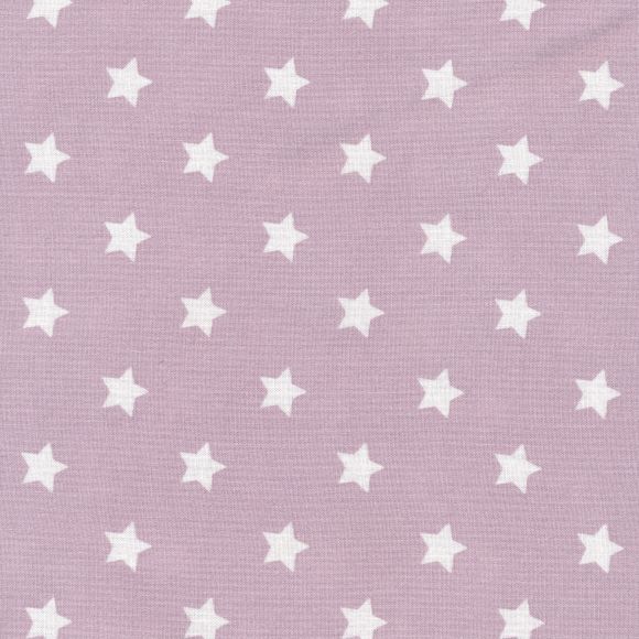 AU Maison toile cirée "Star Big-Light Purple" (lilas clair-offwhite)