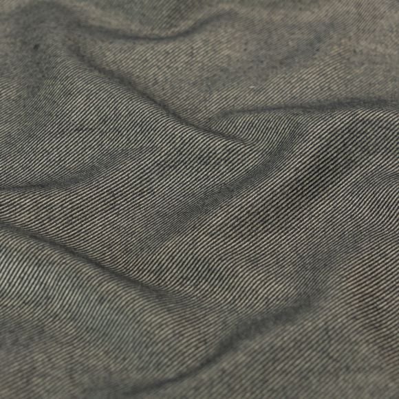 Gabardine Bambus "Recycling - Streifen" (hellkhaki-schwarz)