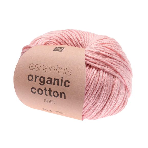 Laine bio - Rico Essentials Organic Cotton aran (rose)