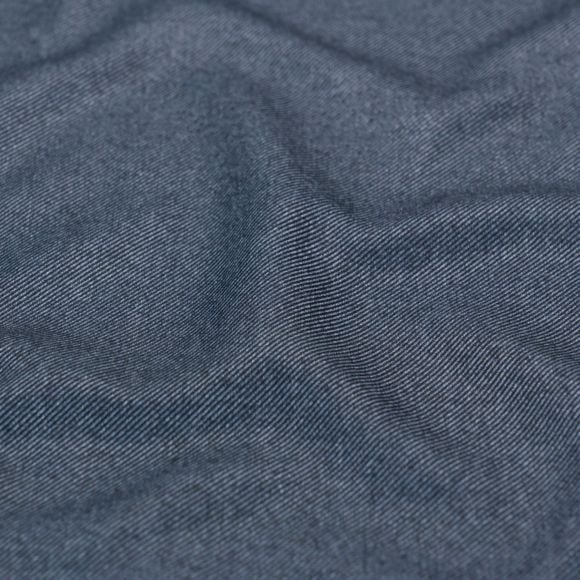 Gabardine Bambus "Recycling - Streifen" (graublau-schwarz)