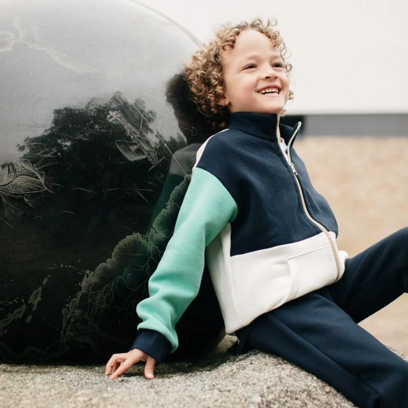 Patron sweat zippé pour enfants "LIVERPOOL" taille 3 - 12 ans de ikatee (français/anglais)