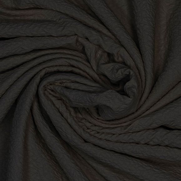 Jacquard Stretch "3D Relief - Pina/Rhonda Fibre Mood" (schwarz)