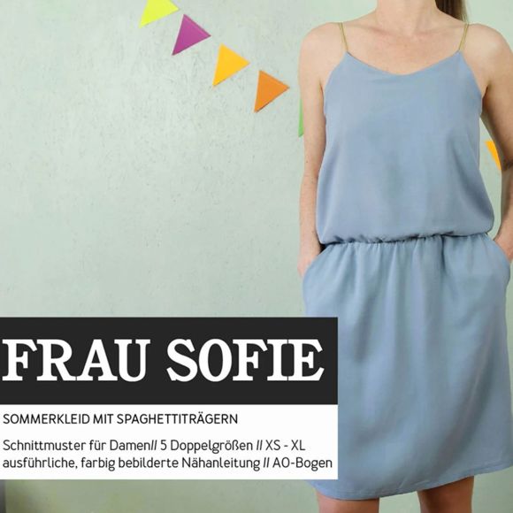 Schnittmuster - Damen Sommerkleid "Frau Sofie" (Gr. XS-XL) von STUDIO SCHNITTREIF