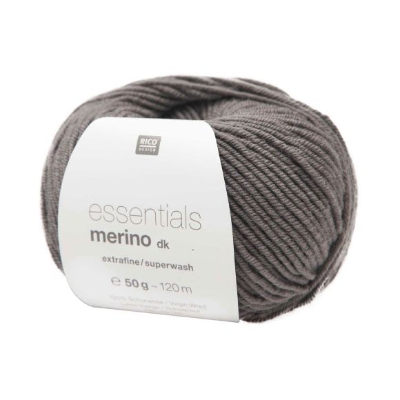 Merinowolle - Rico Essentials Merino dk (grau)