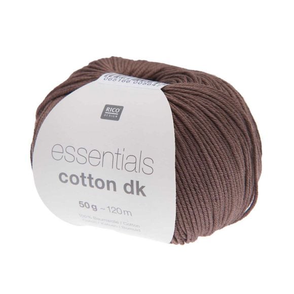Wolle - Rico Essentials Cotton dk (braun)