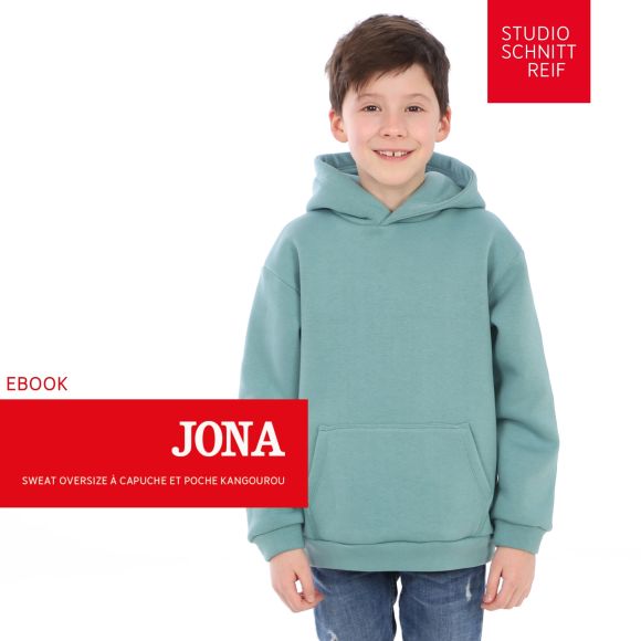 Tuto & patron PDF - Pull pour enfant "Jona" (t. 98-152) de STUDIO SCHNITTREIF (en français)