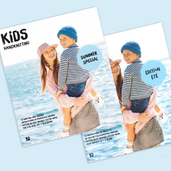 Magazine "Kids Handknitting n° 10" de RICO DESIGN (français/allemand)